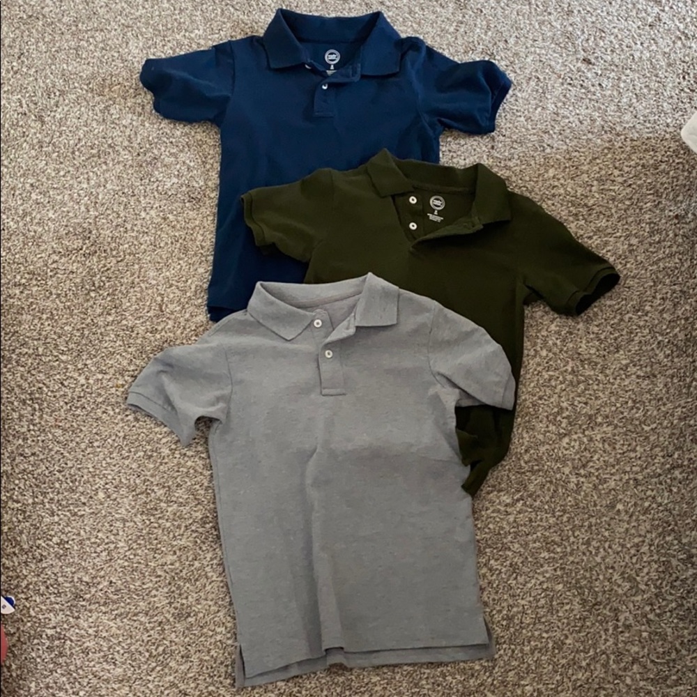 3 euc polo shirts